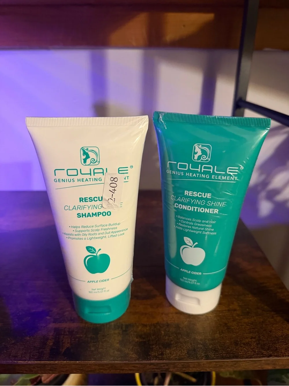 Royale Rescue Clarifying Shampoo & Conditioner Set (Apple Cider)
